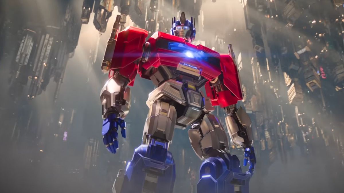 Optimus Prime standing proud