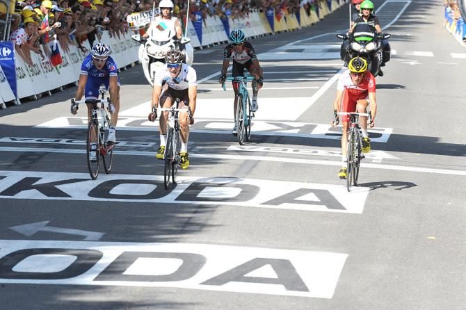 Christophe Riblon, Arnold Jeannesson, Jerome Coppel and Andreas Kloden