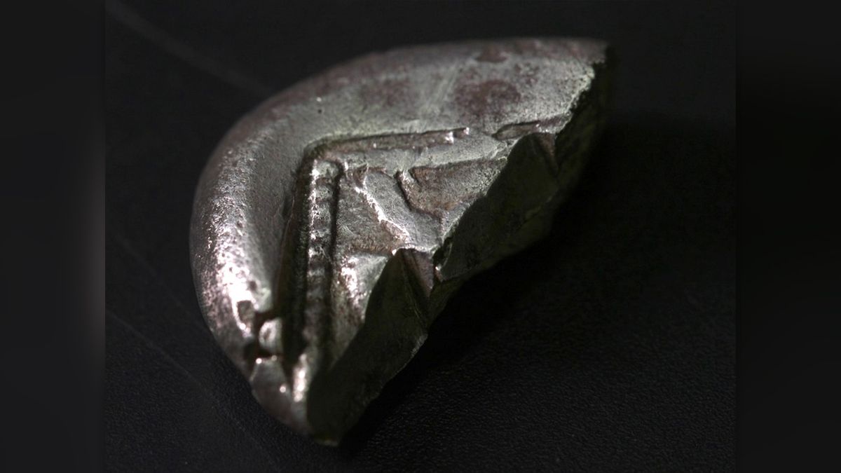 Extremely rare' 2,500-year-old broken silver coin unearthed near