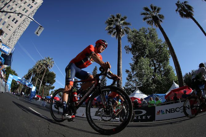 Heinrich Haussler (Bahrain-Merida) ahead of the start of the 2019 Tour of California in Sacramento