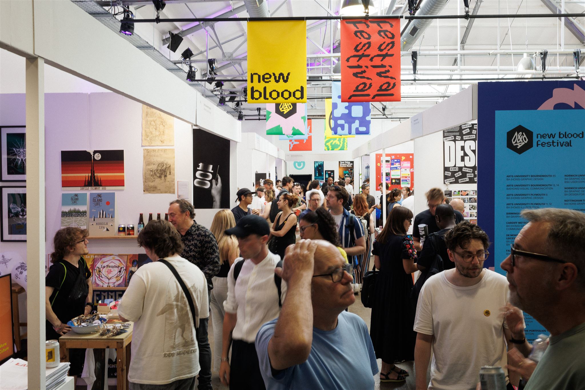 people at New Blood festival 2025