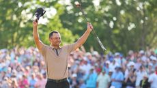 Xander Schauffele celebrates his PGA Championship win