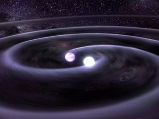 two white dwarf stars orbit one another every 321 seconds