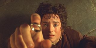 Elijah Wood as Frodo in The Fellowship of the Ring