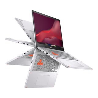 ASUS Chromebook Vibe CX34 Flip 360-degree hinge square render