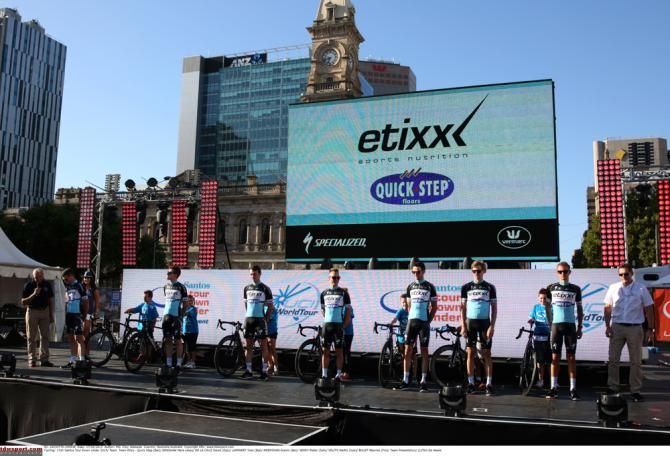 The Etixx QuickStep team for the Tour Down Under