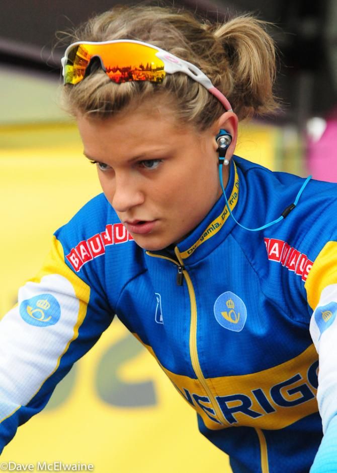 Jenny Rissveds (Sweden) warming up before winning the big final