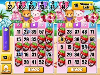 Bingo Partyland Valentine's Day