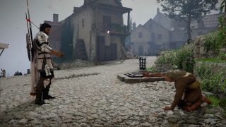 Crimson Desert Contribution - Kliff giving money to a beggar