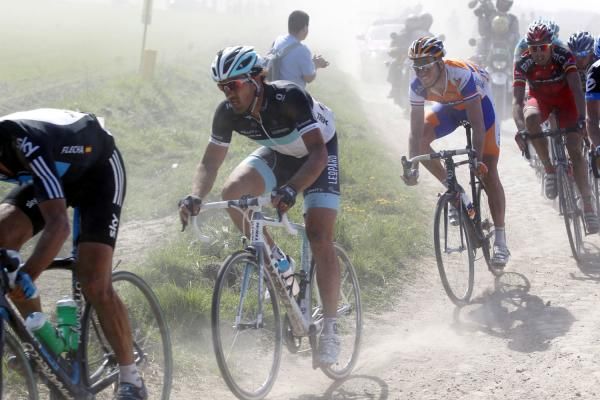 Fabian Cancellara (Leopard Trek) tried his hardest but was out numbered