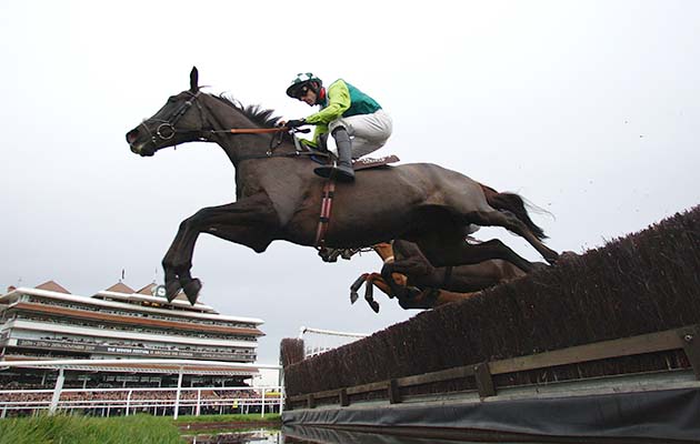 Denman, under Ruby Walsh, wins the 2009 Hennessy Gold Cup at Newbury