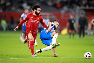 Mohamed Salah took on the role of provider rather than scorer in Liverpool's Club World Cup semi-final win