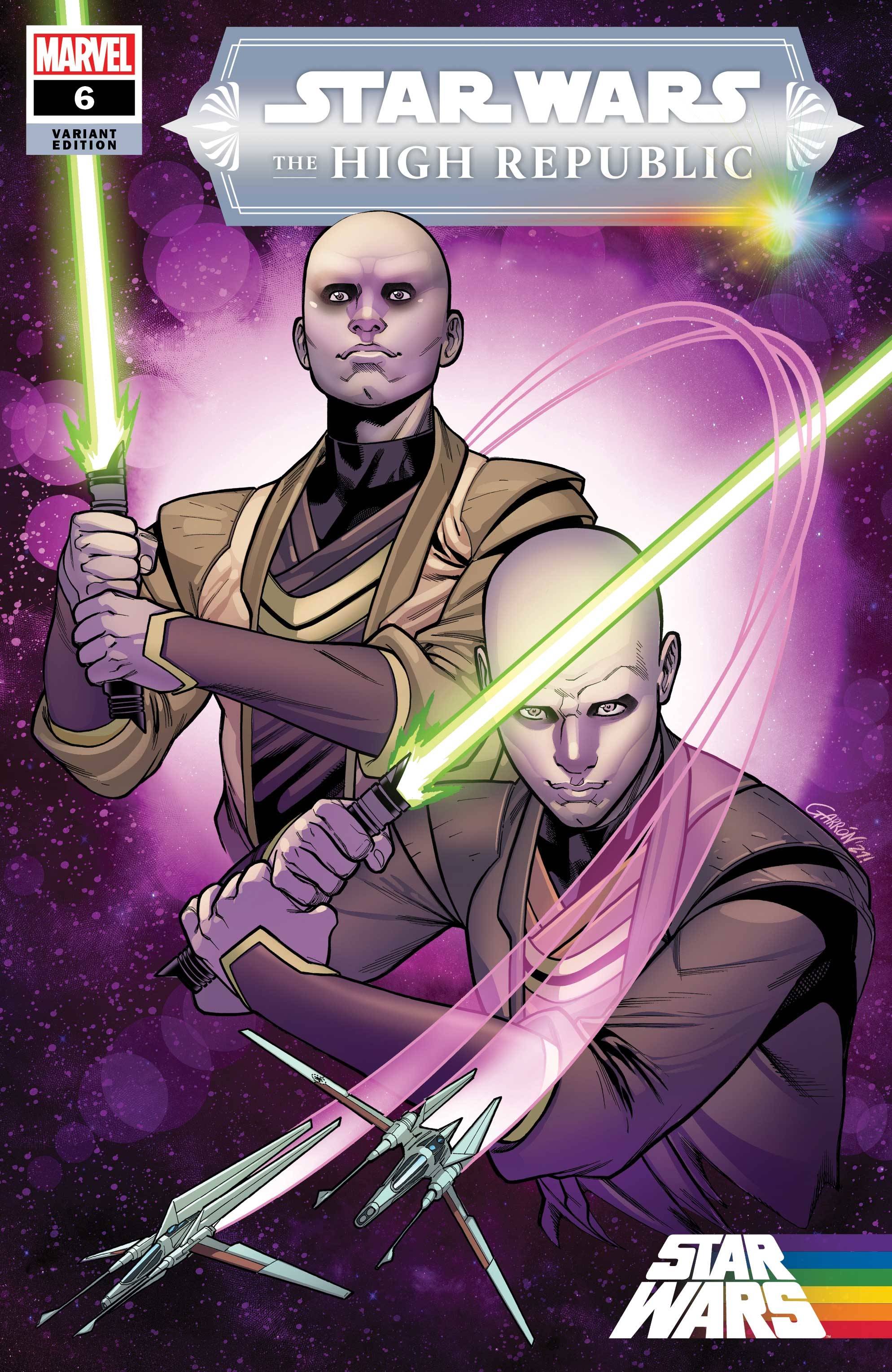 Star Wars; The HIgh Republic #6 covers