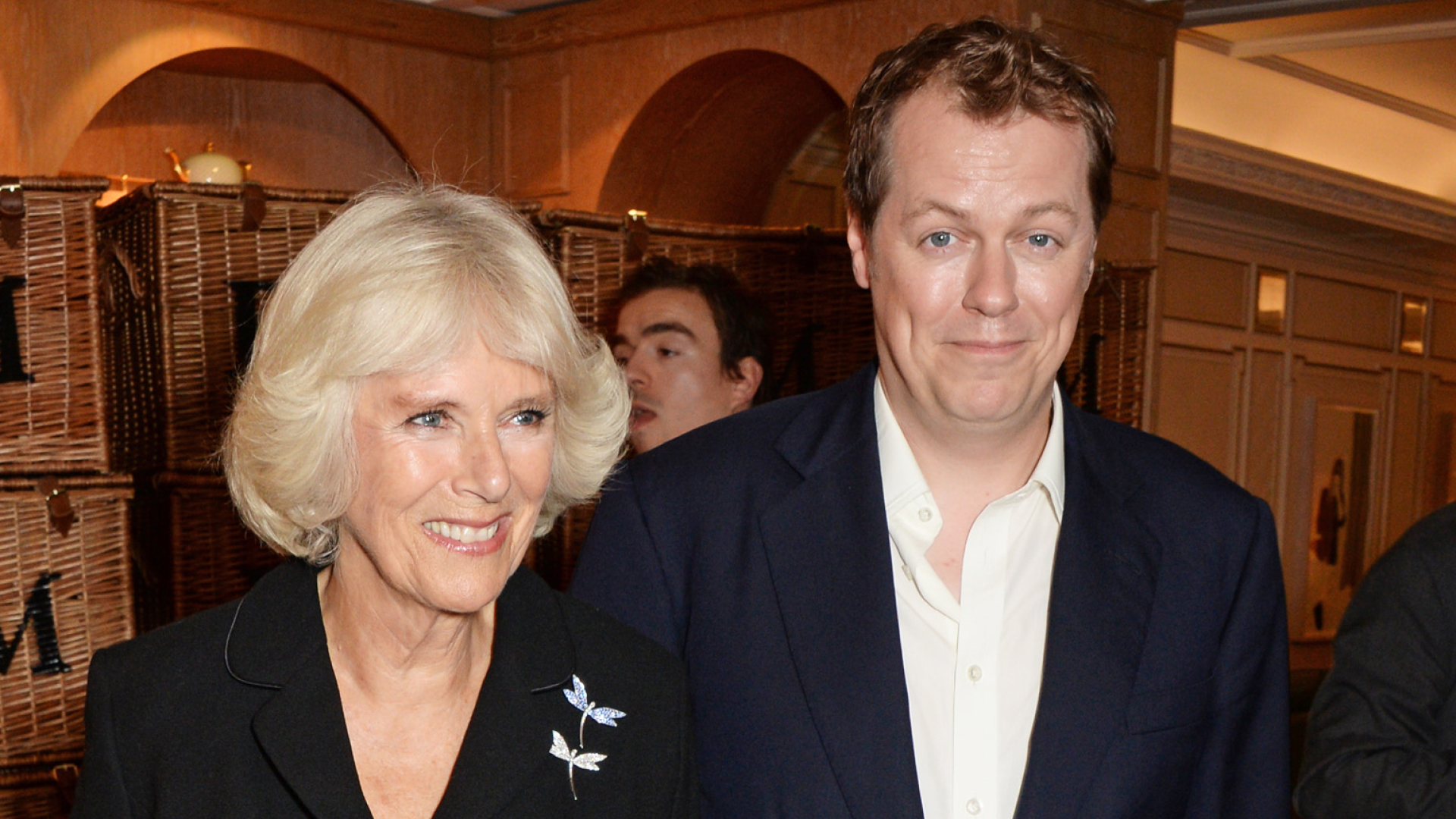 Queen Camilla with her son Tom Parker Bowles