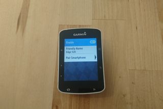 Pair your Garmin Edge 520 with a smartphone for two way connectivity