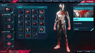 spider-man miles morales Programmable Matter suit