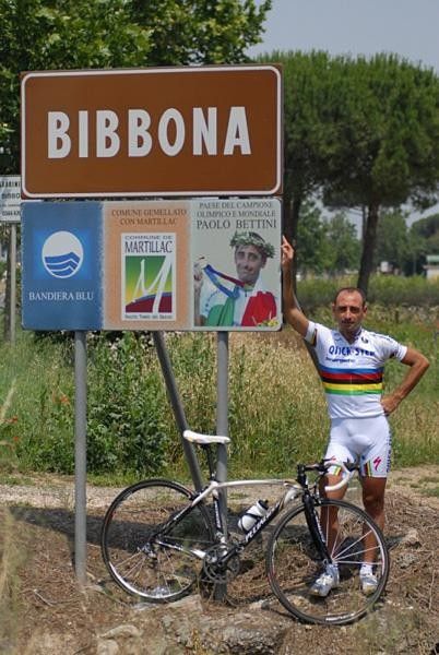 Paolo Bettini and Bibbona a great combination