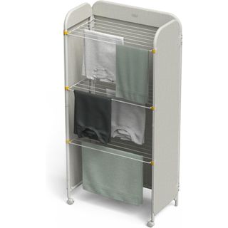 Eclipse™ 3-Tier Ecru Clothes Airer With Screen