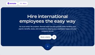 Website screenshot for Remote HR