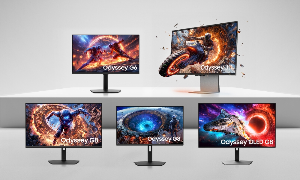 Renders of new Samsung Odyssey monitors