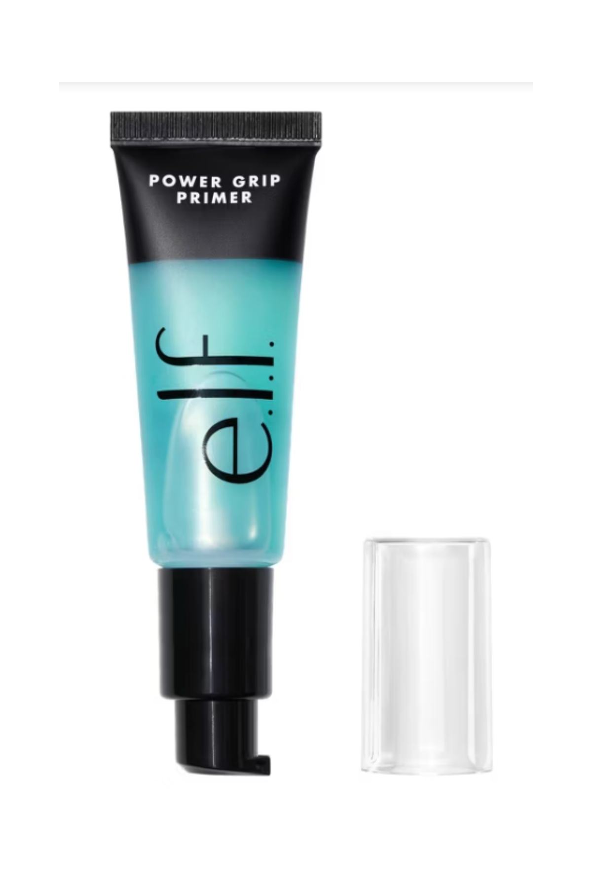 turquoise e.l.f. power grip primer bottle
