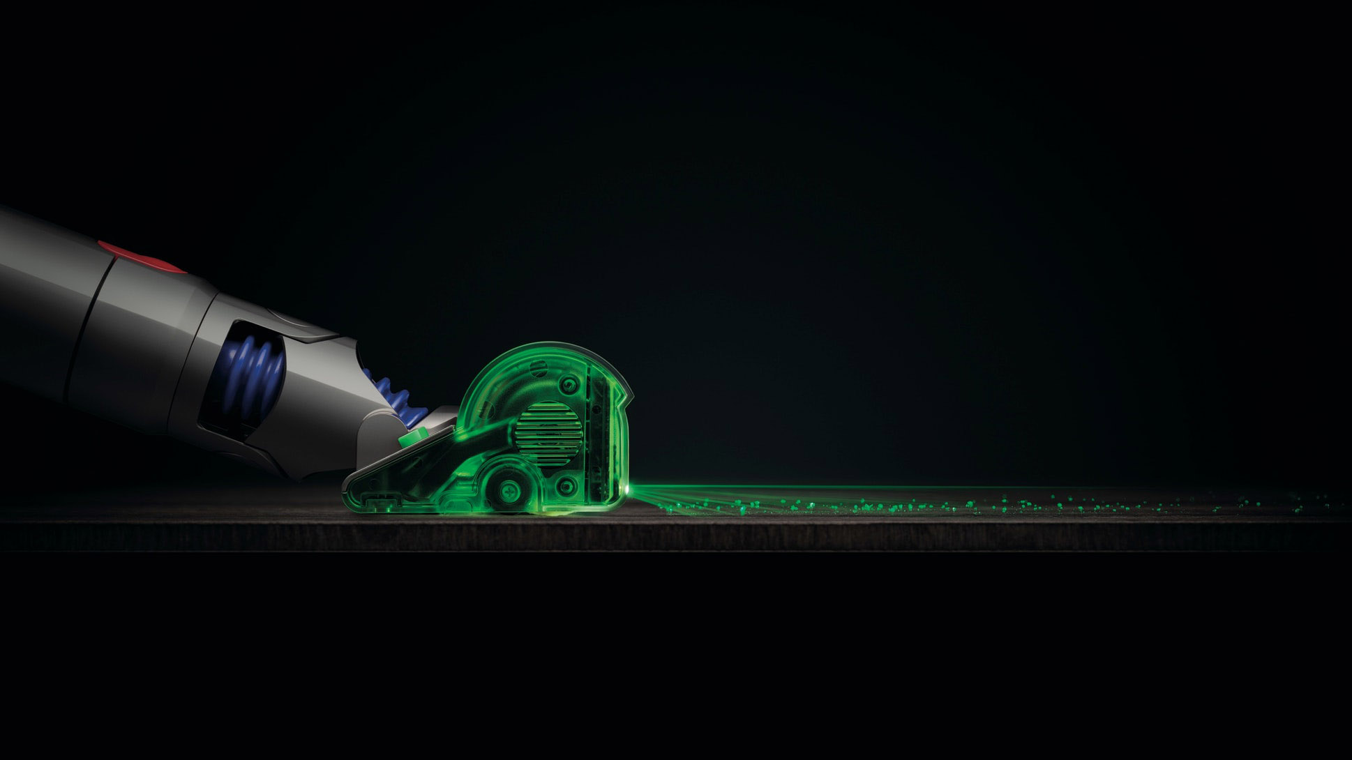 The Dyson V15 Detect uses frickin' laser beams to show you how dirty your house is