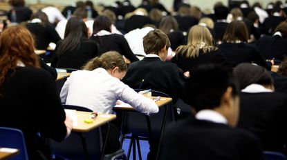 Pupils sit exams