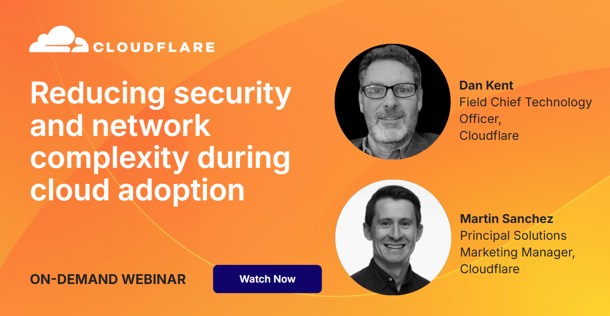 Reducing security and network complexity during cloud adoption | IT Pro