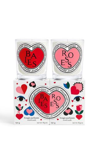 valentine's gifts for her - diptyque valentine's candle duo