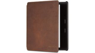 Kindle covers option: Amazon Kindle Oasis Premium Leather Cover