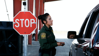 Official, Security, Police officer, Vehicle, Car, Security guard, Police, Uniform, Filling station, Family car,