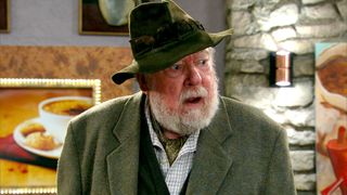 Emmerdale legend Freddie Jones as Sandy Thomas in Emmerdale