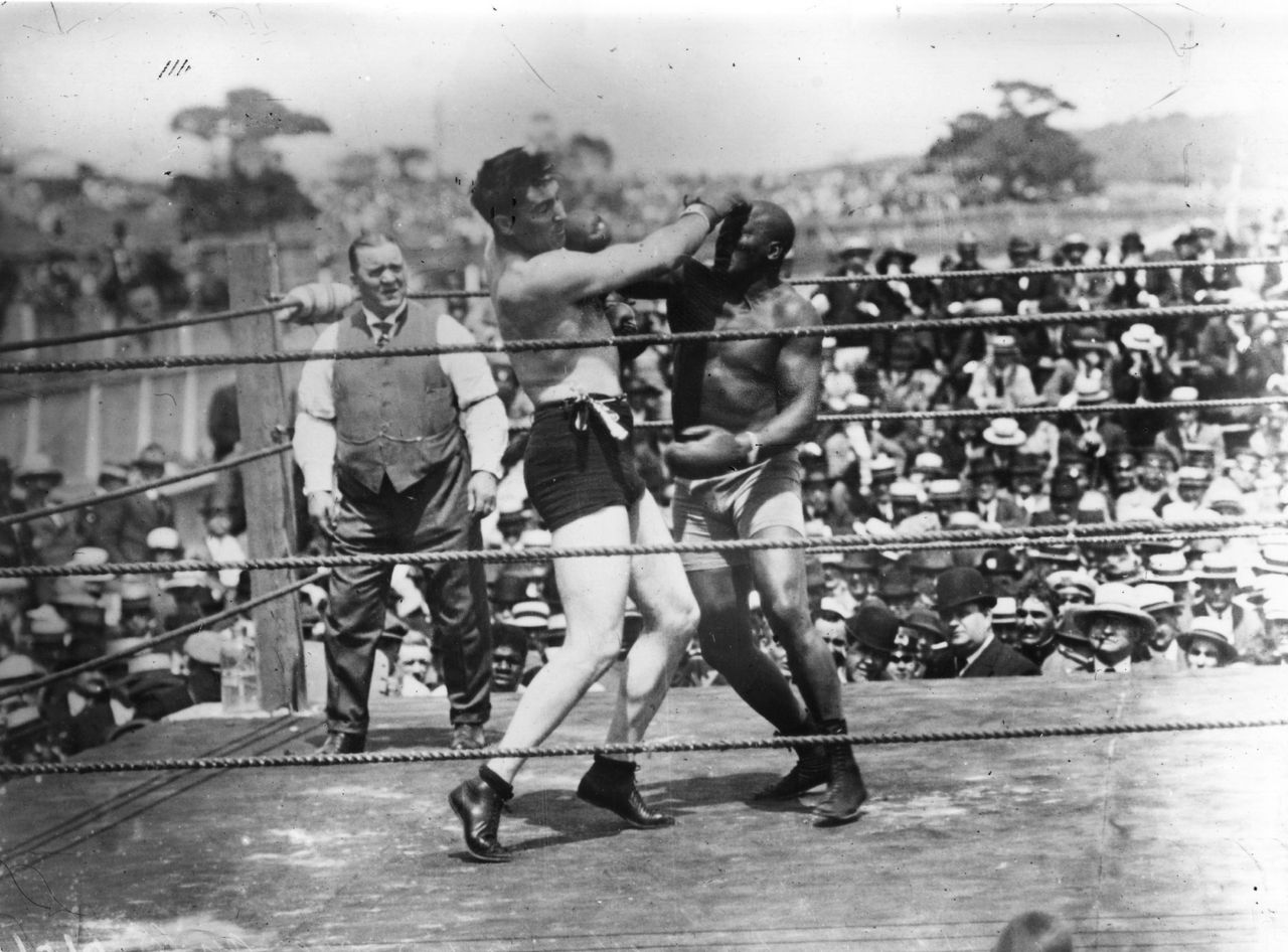 Heavyweight champion Jack Johnson.