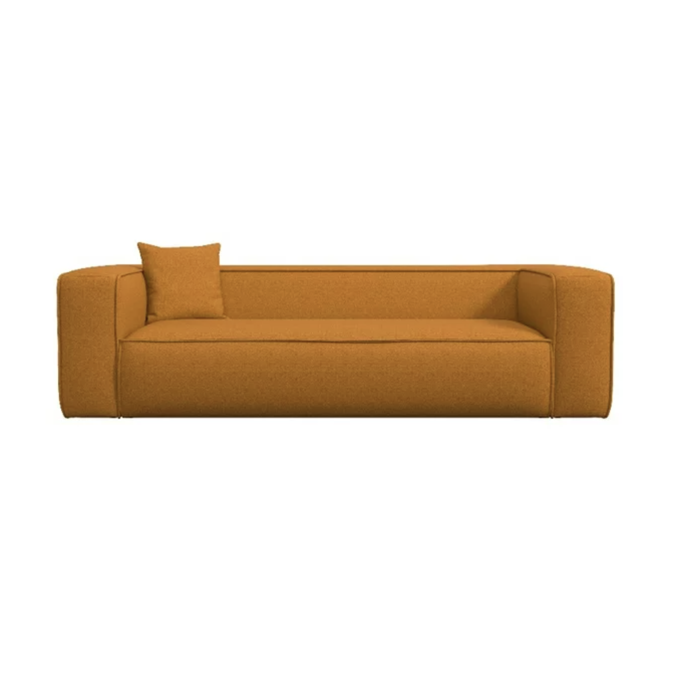 Bellevue sofa in mustard yellow boucle