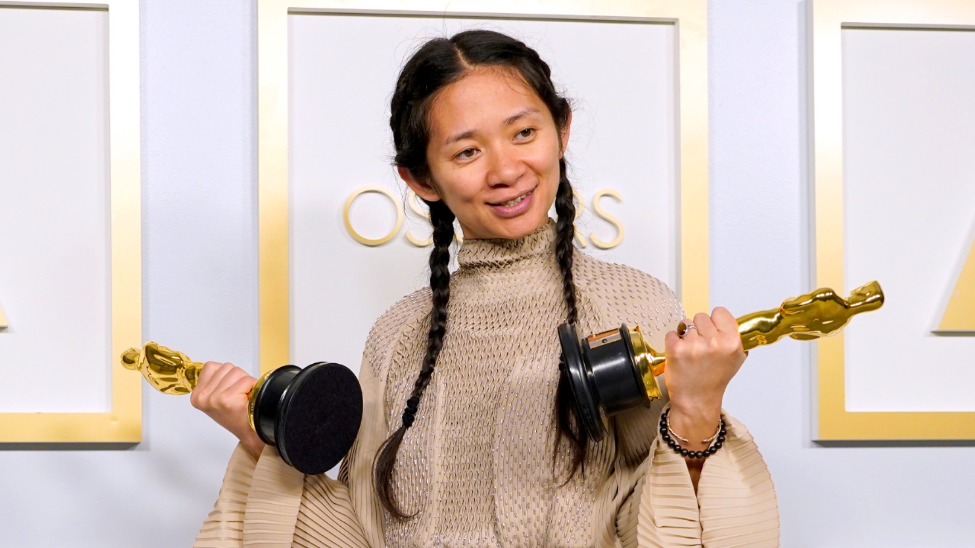Chloe Zhao bei den Oscars 2021