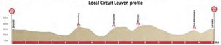 Profile of the Leuven local circuit at the UCI Road World Championships