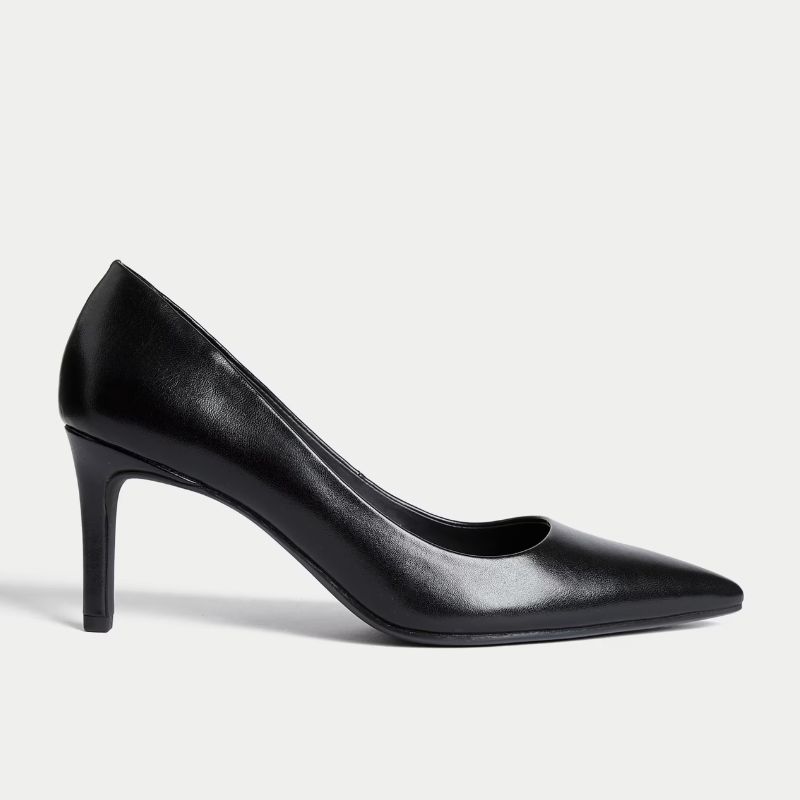 M&amp;amp;S, Stiletto Heel Pointed Court Shoes