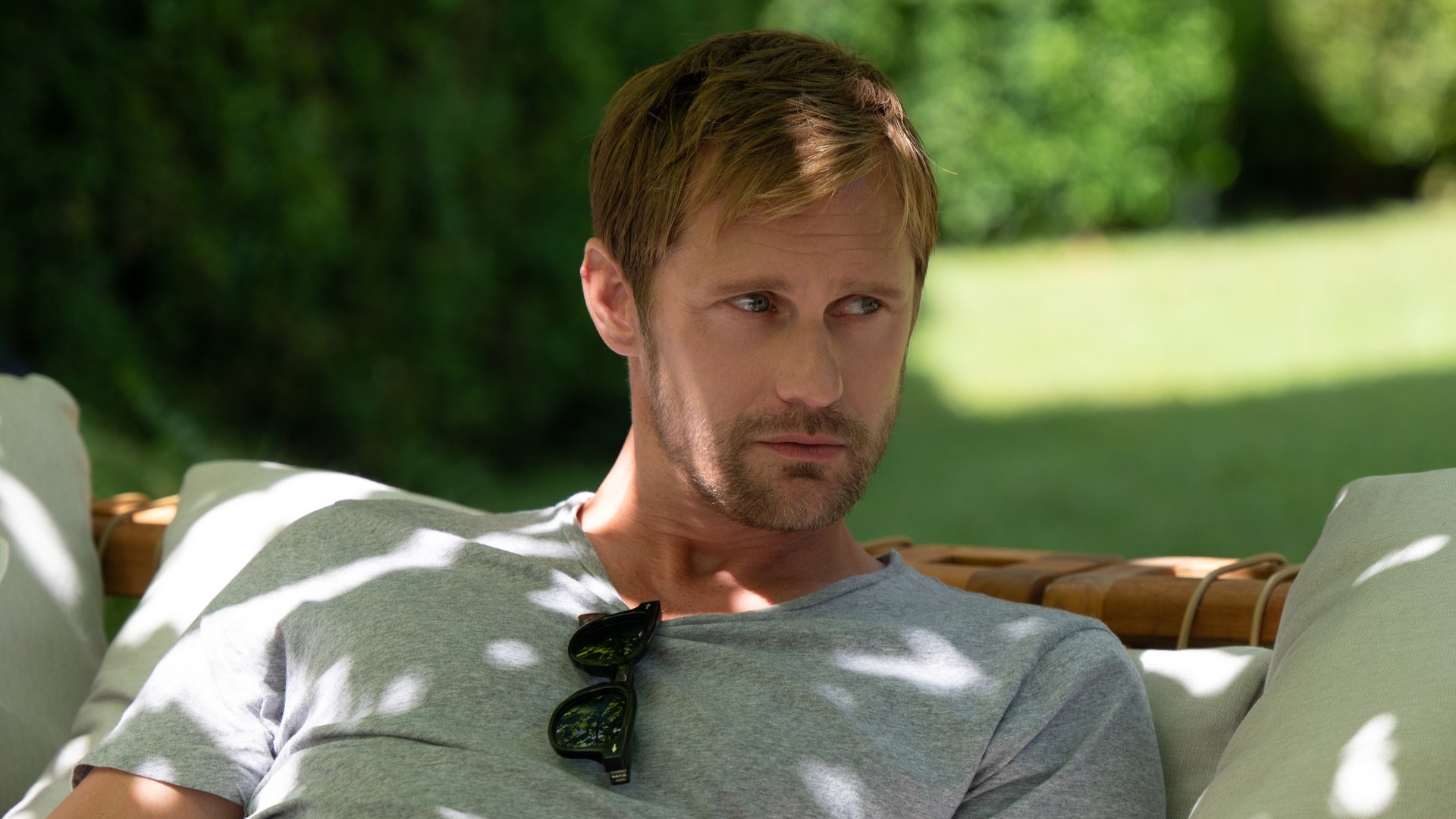 Alexander Skarsgard in Succession season 3