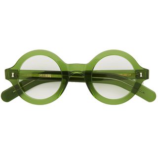 Green round eyeglasses from Cubitts