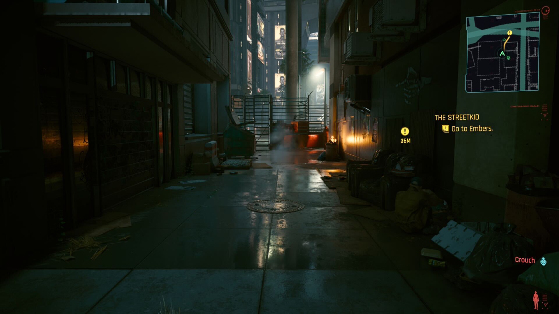 Screenshot from Cyberpunk 2077 running on Nintendo Switch 2
