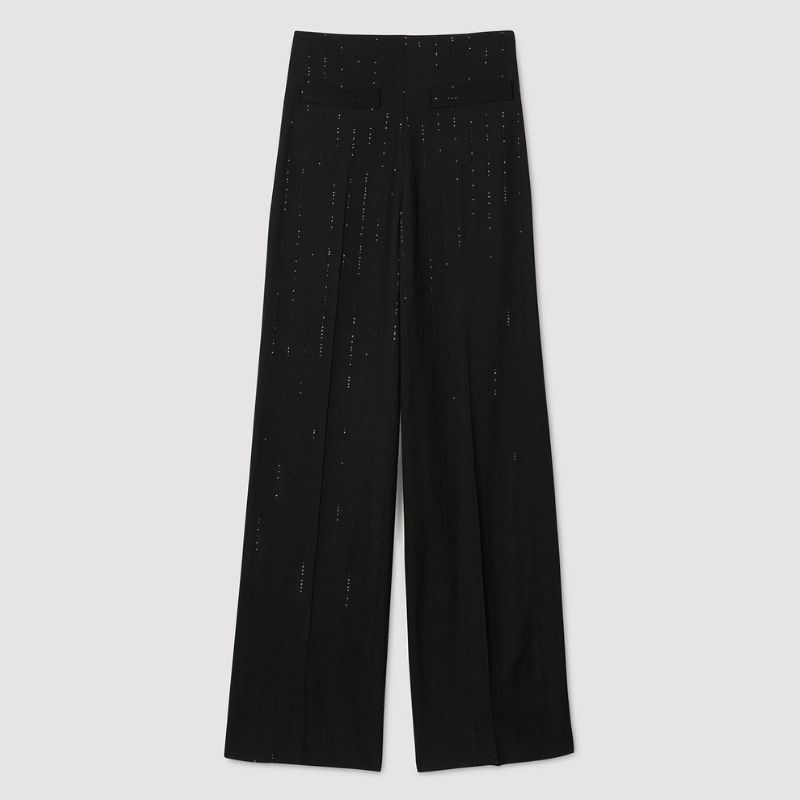 sequined suit trousers from Sandro Paris