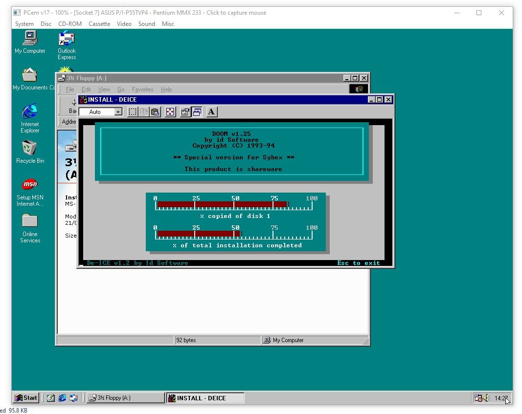 Emulate Old PC Using PCem