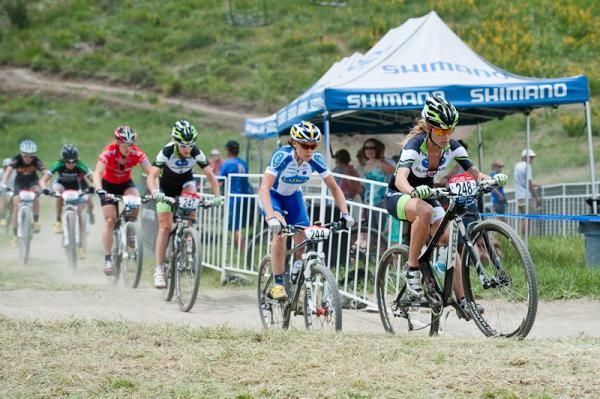 Subaru/Trek racer Willow Koerber set a fast first lap place which blew the race wide open.