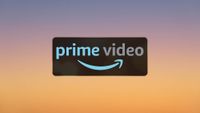 Sunset background for Prime Video logo