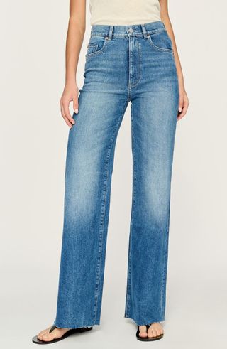 Hepburn High Waist Wide Leg Jeans