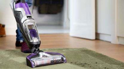 A Bissell Crosswave HyrdroSteam, a useful example for carpet cleaner vs vacuum cleaner 