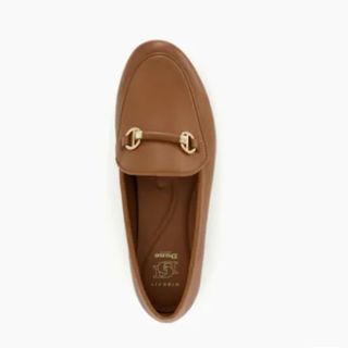 tan snaffle front loafers
