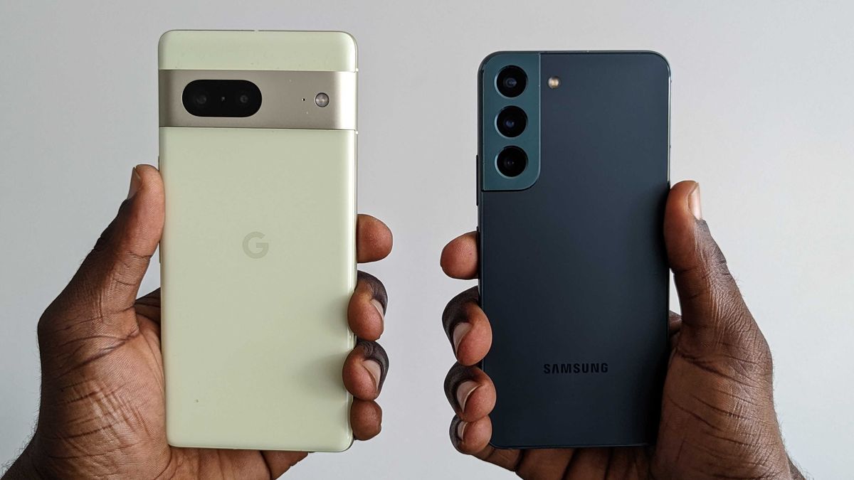 Google Pixel 7 vs. Samsung Galaxy S22 Where value matters Android