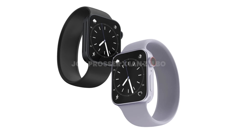 An unofficial render of the Apple Watch 8