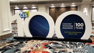 CES 100 years stand at the trade show